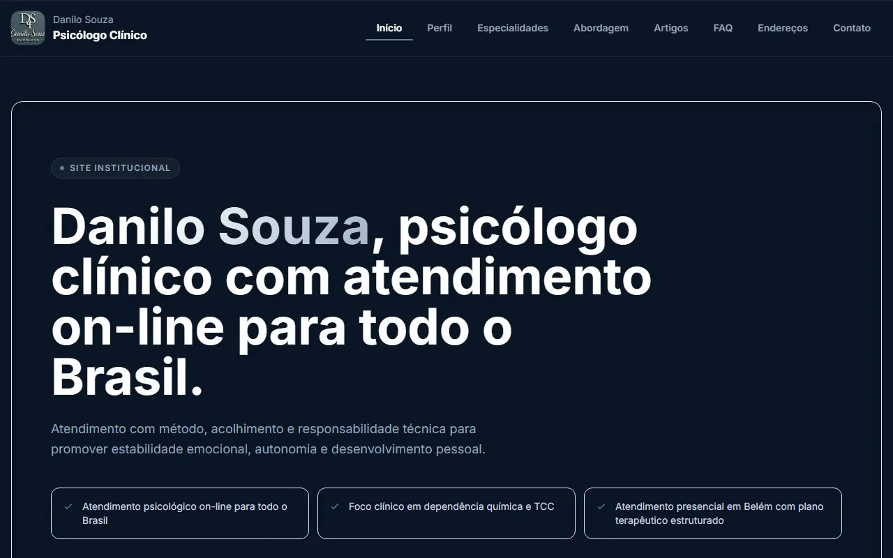 Captura do projeto Danilo Souza