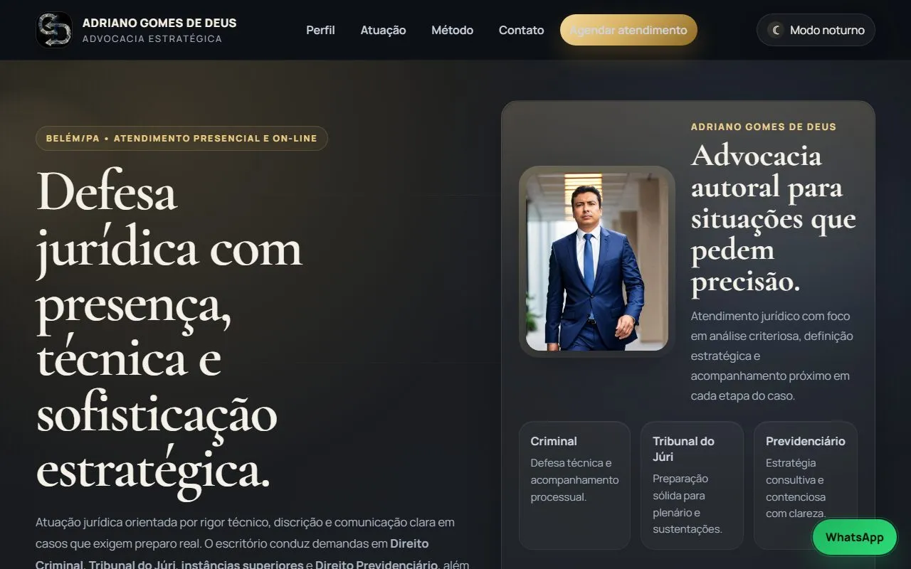 Captura do projeto Gomes de Deus
